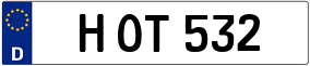 Truck License Plate